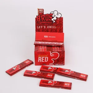 Bros Red 33 Leaves King Size Rolling Paper