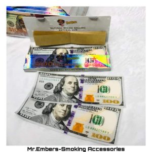 Premium King Size $100 Dollar  Rolling Paper