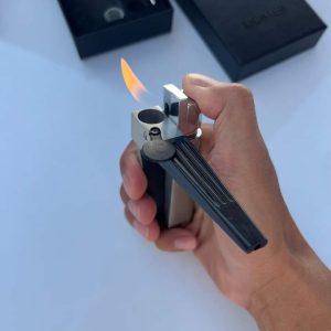 metal refillable open flame gas lighter gift box packaging with accessory Lighter (Copy)
