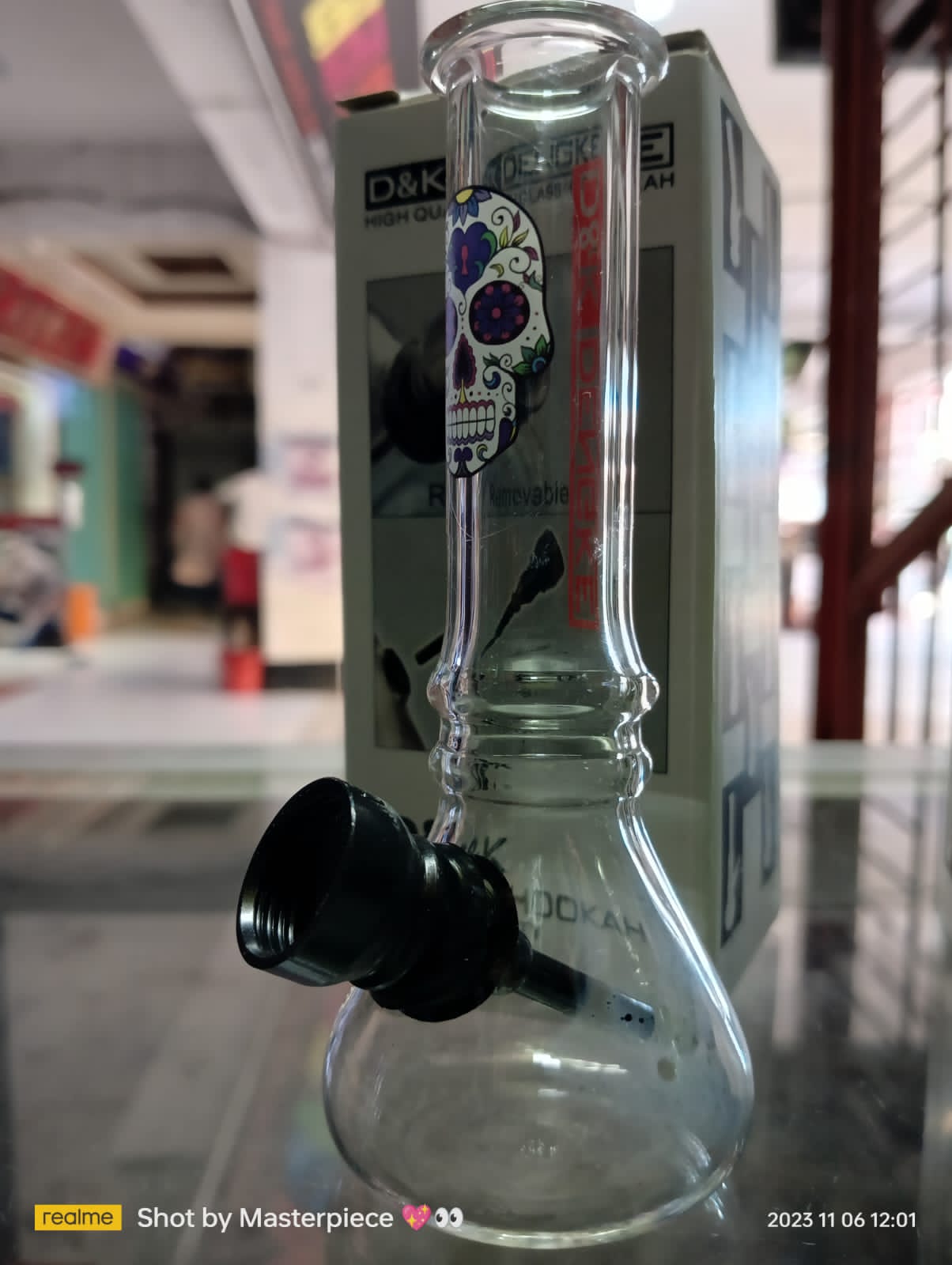 Glass Transparent Bong 5 Inch, For Smoking