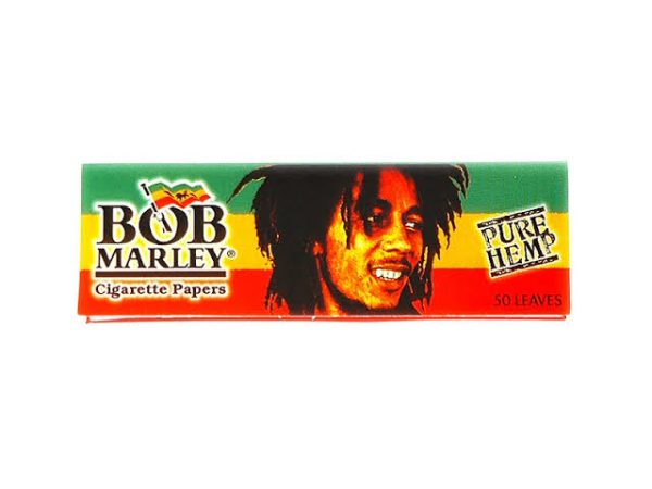 Bob Marley Cigarette Rolling Paper 50 1 1/4" Leaves Pure hemp