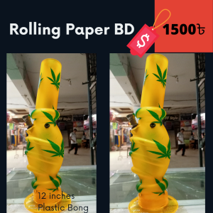 12 inches Plastic Acrylic Bong for smoking