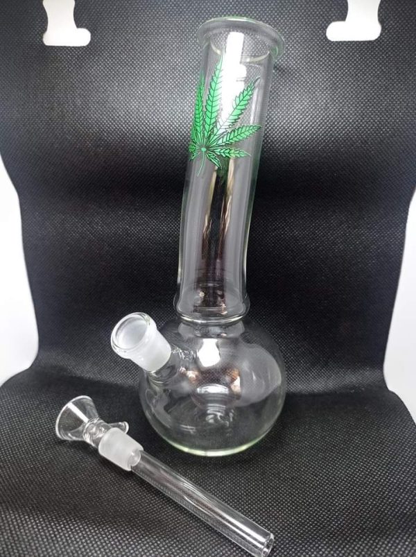 10 inches Tube transaparent Glass Bong