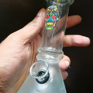 Design Mini Glass Bong - Assorted - 7 Inch - Peremium Quality