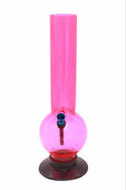 Plastic 12 Inch Plain acrylic bong