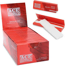 ACE 50 Booklets of Premium Vertical Grain Rolling Papers