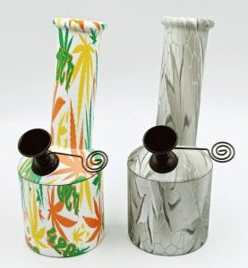 ACRYLIC WATER PIPE "LEAVES"